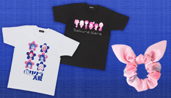 バンダイより、『新サクラ大戦』のSD柄Tシャツ＆シュシュが登場