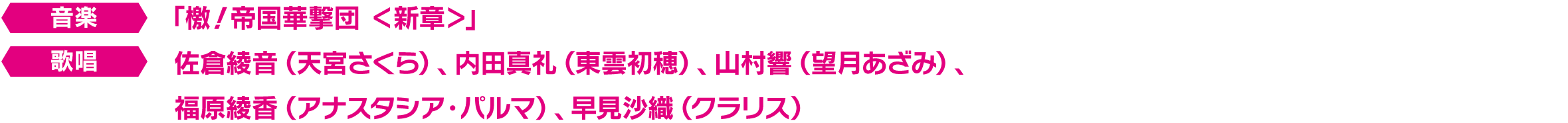 帝国華撃団・花組 PS4用ダイナミックテーマ